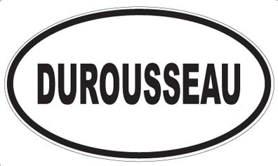 DUROUSSEAU - Oval Sticker