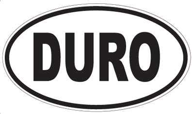 DURO - Oval Sticker