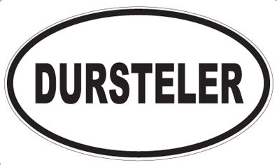 DURSTELER - Oval Sticker