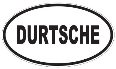 DURTSCHE - Oval Sticker