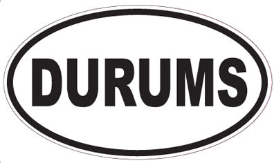 DURUMS - Oval Sticker
