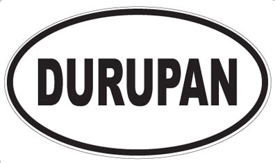 DURUPAN - Oval Sticker
