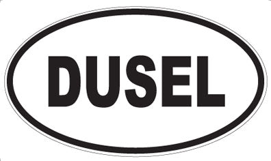 DUSEL - Oval Sticker