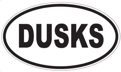 DUSKS - Oval Magnet