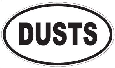 DUSTS - Oval Magnet