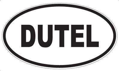 DUTEL - Oval Sticker