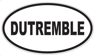 DUTREMBLE - Oval Sticker