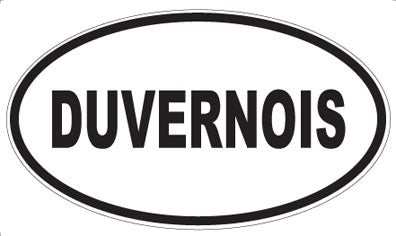 DUVERNOIS - Oval Sticker
