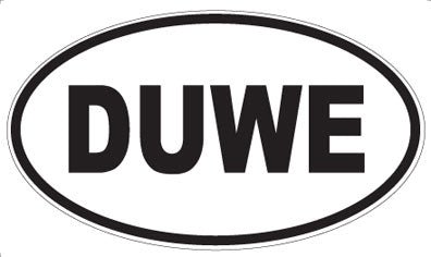 DUWE - Oval Sticker