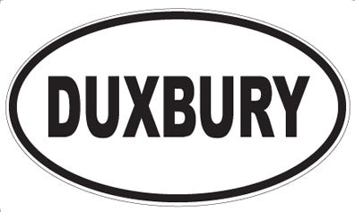 DUXBURY - Oval Sticker