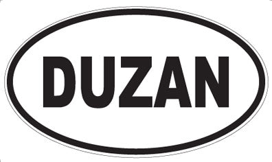 DUZAN - Oval Sticker