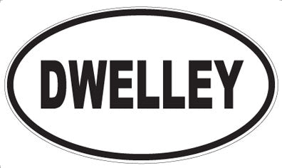 DWELLEY - Oval Sticker