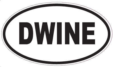 DWINE - Oval Magnet