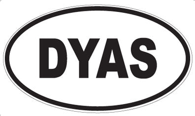 DYAS - Oval Sticker