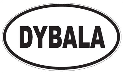 DYBALA - Oval Sticker