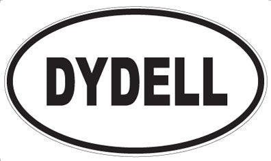 DYDELL - Oval Sticker