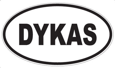 DYKAS - Oval Sticker