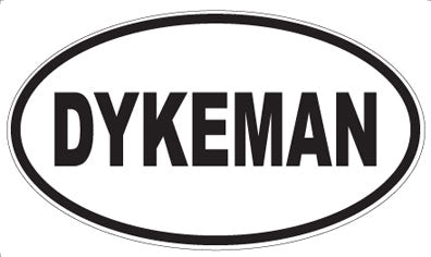 DYKEMAN - Oval Sticker