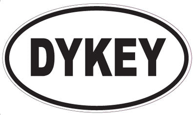 DYKEY - Oval Sticker