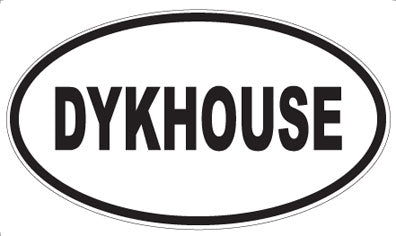 DYKHOUSE - Oval Sticker