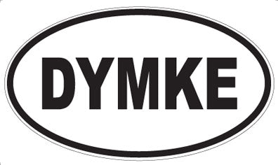 DYMKE - Oval Sticker