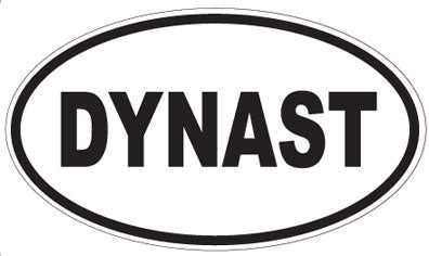 DYNAST - Oval Sticker
