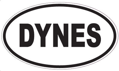 DYNES - Oval Sticker
