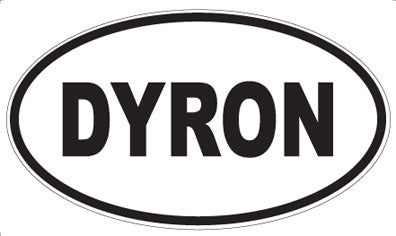 DYRON - Oval Sticker