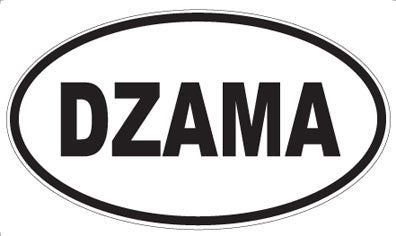 DZAMA - Oval Sticker