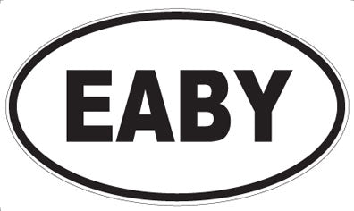 EABY - Oval Magnet