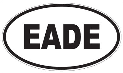 EADE - Oval Sticker