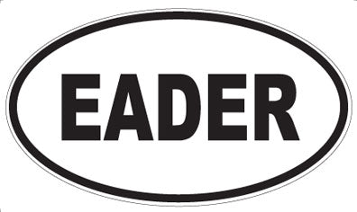 EADER - Oval Magnet