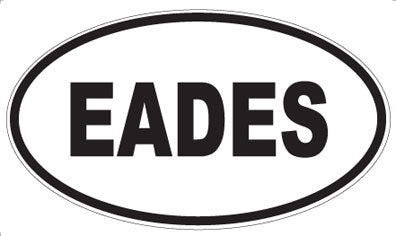 EADES - Oval Magnet