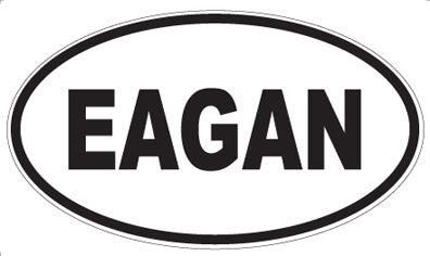 EAGAN - Oval Sticker