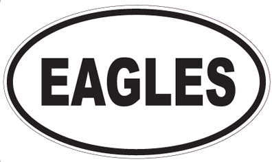 EAGLES - Oval Sticker