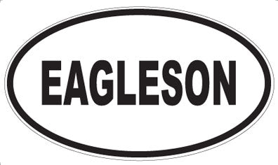 EAGLESON - Oval Magnet