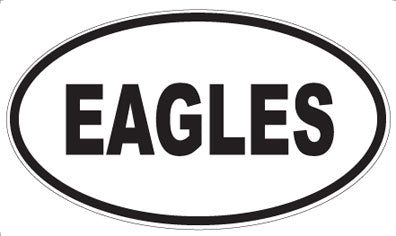 EAGLES - Oval Magnet