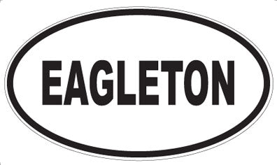 EAGLETON - Oval Magnet