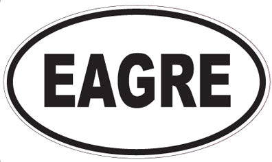 EAGRE - Oval Magnet