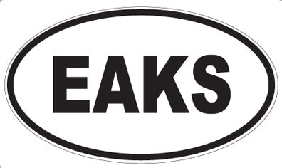 EAKS - Oval Magnet