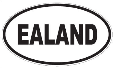 EALAND - Oval Sticker