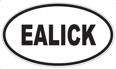 EALICK - Oval Magnet