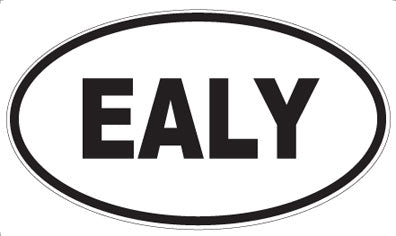 EALY - Oval Magnet