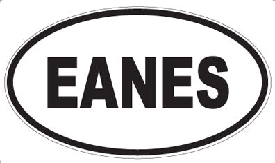EANES - Oval Magnet