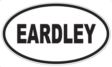 EARDLEY - Oval Sticker