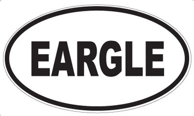 EARGLE - Oval Magnet