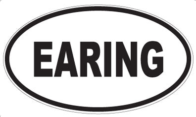 EARING - Oval Magnet