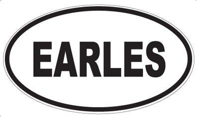 EARLES - Oval Magnet