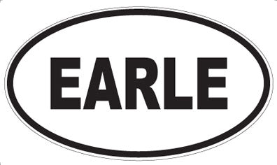 EARLE - Oval Magnet