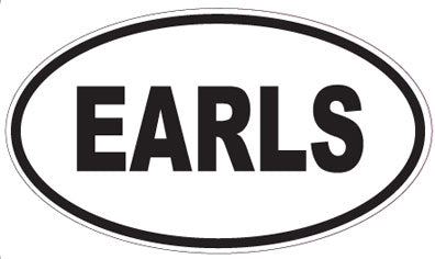 EARLS - Oval Magnet